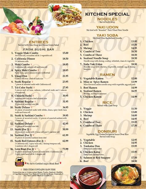 osaka seafood steakhouse menu|Menu of Osaka Japanese Steak House & Seafood